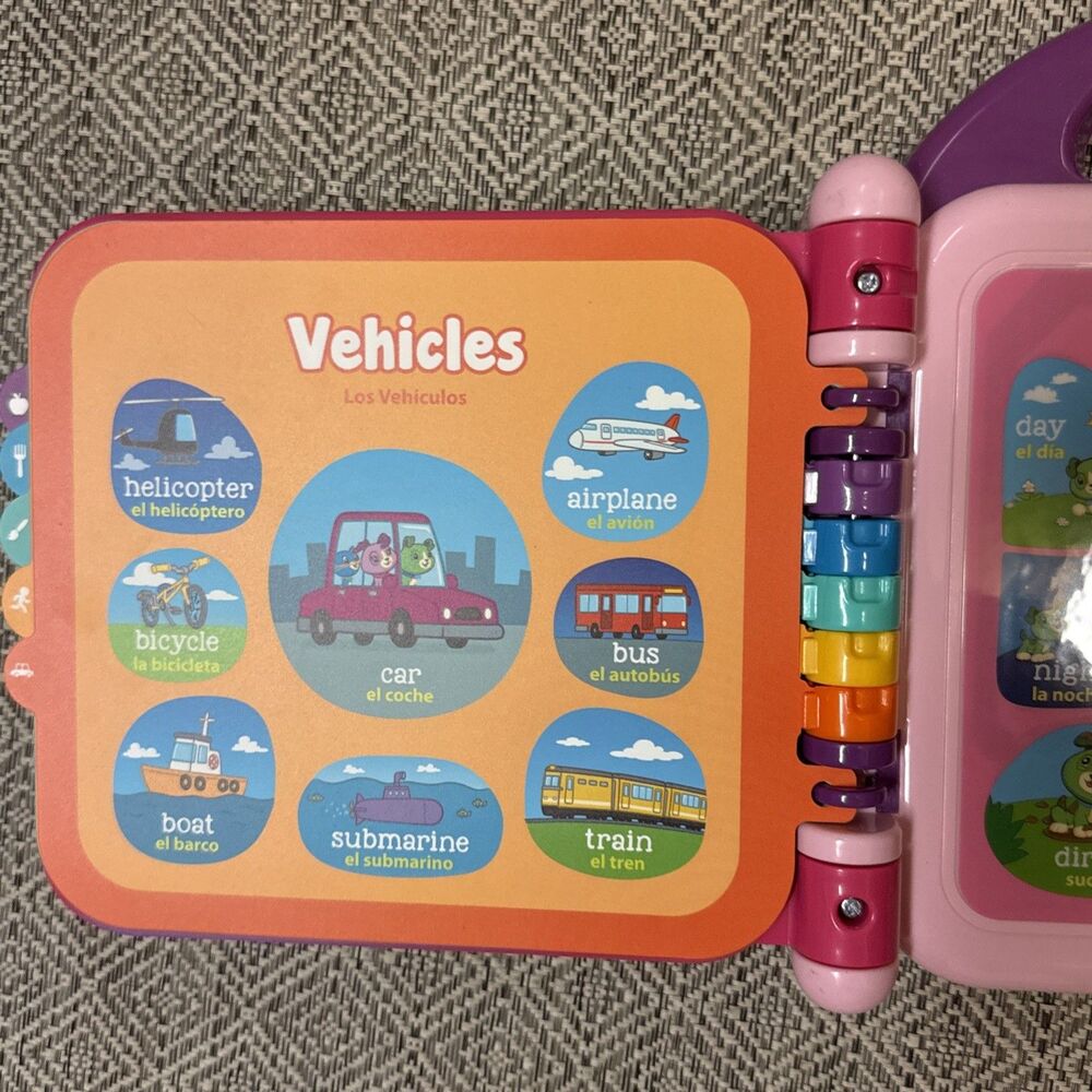 Leap Frog Scout and Violet 100 Words Book (Pink) Excellent Condition-Works - Picture 9 of 11